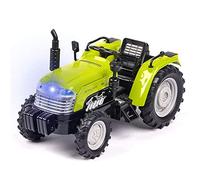 Pressofuso Modello Auto 1 32 Modello Di Auto Per Trattore Agricolo Modello Di Puzzle Per Bambini Con Giocattolo Sonoro E Luminoso Auto In Miniatura(Light green)