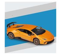 Pressofuso Modello Auto 1 32 Per Lamborghini Huracan Performante Modello Auto Lega Modello Di Simulazione Del Suono Della Luce Metallo Pressofuso Auto In Miniatura(Arancia)