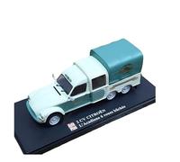 Pressofuso Modello Auto 1:43 Per CITROEN 2CV L'ACADIANE 6 ROUESBACHEE Pickup A 3 Assi Con Capannone Collezione Di Modelli Di Auto D'epoca Auto In Miniatura