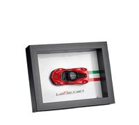 Pressofuso Modello Auto 1:43 Per Ferrari 599 GTO LaFerrari 488 GTB Versione Cornice Per Foto Modello Auto Sportiva Lega Collezione Decorazione Auto In Miniatura(LaFerrari Red)