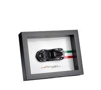 Pressofuso Modello Auto 1:43 Per Ferrari 599 GTO LaFerrari 488 GTB Versione Cornice Per Foto Modello Auto Sportiva Lega Collezione Decorazione Auto In Miniatura(Aperta Black)