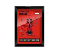 Pressofuso Modello Auto 1:43 Per Ferrari 599 GTO LaFerrari 488 GTB Versione Cornice Per Foto Modello Auto Sportiva Lega Collezione Decorazione Auto In Miniatura(Monte Carlo Circuit)