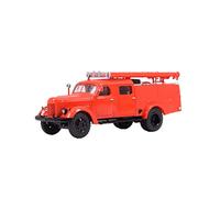 Pressofuso Modello Auto 1 43 Per ZIL PMZ17 Display Del Modello In Lega Veicolo Soccorso Della Città Camion Dei Pompieri Sovietico Principale Auto In Miniatura
