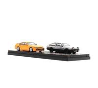 Pressofuso Modello Auto 1:64 Per AE86 Nissan S14 Modello Di Auto Statica In Resina Set Di Ornamenti Per Hobby Auto In Miniatura