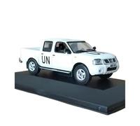 Pressofuso Modello Auto Modello Auto Lega Per La Decorazione Della Casa Modello Auto Da Simulazione Per Camion Pick-up Nissan UN Peacekeeping Auto In Miniatura