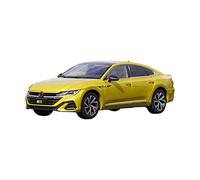 Pressofuso Modello Auto Original factory 1 18 VW new CC 2021 edition diecast alloy car model for gift, toys Auto In Miniatura(Yellow)