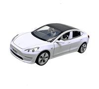 Pressofuso Modello Auto Per Auto Di Lusso Nuova Di Zecca 1 32 Lega Regalo Di Alta Qualità Per La Decorazione Della Casa Con Suono E Luce Auto In Miniatura(White)
