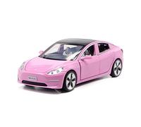 Pressofuso Modello Auto Per Auto Di Lusso Nuova Di Zecca 1 32 Lega Regalo Di Alta Qualità Per La Decorazione Della Casa Con Suono E Luce Auto In Miniatura(Rosa)