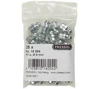 Pressol 16 004 Ingrassatore conico H1 A dritto, Ø 8 mm-V. 25 pz.