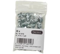 Pressol 16 010 Ingrassatore conico H1 dritto, M 8 x 1,25 25 pz.
