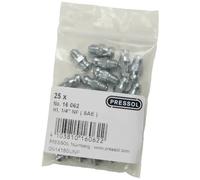 Pressol 16 062 Ingrassatore conico H1-dritto, 1/4-UNF- 25 pz.