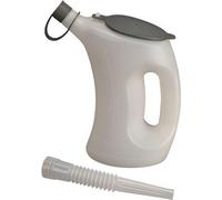 PRESSOL misurino a.PE 1l bianco/trasparente con coperchio/sportello PRESSOL beccuccio flessibile (07621)