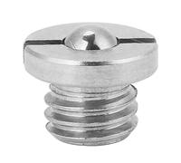 Pressori a sfera, robusti durevoli 5 pezzi filettati in acciaio inossidabile con flangia a molla flangiati a molla per set di dispositivi meccanici #1