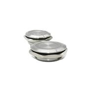 Pressostati con interruttore a pulsante momentaneo for campanello di alimentazione impermeabile 12 V * 5 pezzi(16mm Flat Head,RED_220V)