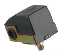 Pressostato automatico regolabile per pompe da pozzo, filettatura esterna da 1/4", portata 1,4-2,8 kg/cm², corrente massima 16A, alloggiamento in plastica e fusione