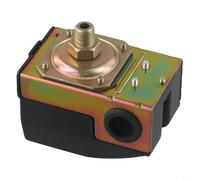 Pressostato automatico regolabile per pompe da pozzo, porta filettata da 1/4" con portata 1,4-2,8 kg, corrente massima 16A, alloggiamento in plastica e fusione