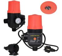 Pressostato BRIO CSK 21 - Regolatore Automatico della Pressione della Pompa Dell'acqua - Interruttore Di Controllo Con Calibro max. 10 bar - Comando per Pompa Domestica - Regolazione Pressione
