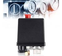 Pressostato compressore, AC 220 V, 20 A, montaggio monoforo, valvola di controllo, interruttore a pressione monoforo, per compressore d'aria, valvola di controllo, riduzione rapida della pressione,