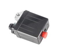 Pressostato Compressore Aria 4 Porte, Interruttore Pressione 240V 16A con Regolazione 90-120 PSI, Valvola di Controllo 1/4" Femmina per Compressori d'Aria