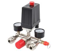 Pressostato compressore regolatore di pressione, compressore d'aria 240 V con 2 manometri, regolatore interruttore compressore valvola di controllo, accessori compressore d'aria 90-175PSI riduttore di