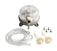 Pressostato differenziale dell'aria regolabile 20-500Pa per sistemi HVAC, unità di ventilazione e refrigerazione industriale con controllo visivo del set point, connettore AMP, membrana in silicone 30