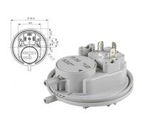 PRESSOSTATO DIFFERENZIALE HUBA 59 PASCAL 605 ARIA E FUMI STUFA A PELLET QLIMA