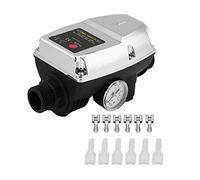 Pressostato Elettronico per Pompa dell'Acqua, 110V, Interruttore Regolatore Pressione, IP65, 1.1KW, per Pompe a Getto e Centrifughe, 19.5x9.3 cm
