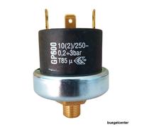 Pressostato Mater GP600 0,2-3Bar G1/4 Regolabile, Preimpostato 0,5Bar