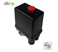 PRESSOSTATO MONOFASE BIPOLARE PER COMPRESSORE 12 BAR 20A 4 VIE(1/4) CON PULSANTE