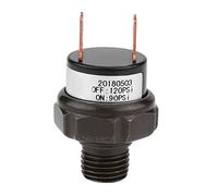 Pressostato per Auto Metallo Plastica Nero 12V Interruttore Automatico Universale per Compressore D'aria per Auto 90-120psi 120-150psi 125-200psi Interruttore (90-120 PSI)