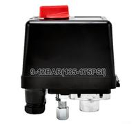 Pressostato per compressore d'aria da 220 V, 3 porte, resistente (9-12 bar (135-175 psi)