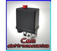 PRESSOSTATO PER COMPRESSORE MONOFASE 4 VIE 12 BAR NE-MA