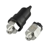 Pressostato regolabile con ugello filettato maschio da 1/4 di pollice per modelli QPM11-NC e QPM11-NO Diaframma in acciaio inox per sistemi ad aria IP54 gamma nominale 0.1-1.0MPA