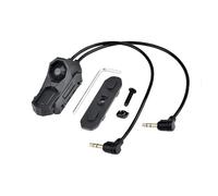 Pressostato Remoto Tattico A Doppio Pulsante For Luci M300 M600 PEQ15 A2 - Compatibile Con Binari Da 20 Mm E Sistemi M&K(3.5+3.5 Plug BK)