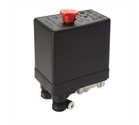 PRESSOSTATO TRIFASE TRIPOLARE PER COMPRESSORE 12 BAR 20A 1 VIA CON PULSANTE IP42