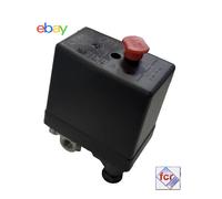 PRESSOSTATO TRIFASE TRIPOLARE PER COMPRESSORE 12 BAR 20A 4 VIE(1/4) CON PULSANTE