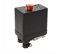 PRESSOSTATO TRIFASE TRIPOLARE PER COMPRESSORE 12 BAR 20A 4 VIE CON PULSANTE IP42
