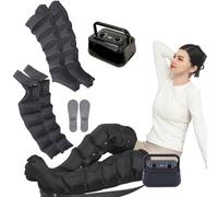 Pressoterapia a 6 cavità e drenaggio linfatico, macchina massaggiatrice elettrica a compressione d'aria, strumento per il rilassamento di tutto il corpo, vita, braccia e gambe per un massagg