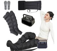 Pressoterapia a 6 cavità e drenaggio linfatico, macchina massaggiatrice elettrica a compressione d'aria, strumento per il rilassamento di tutto il corpo, vita, braccia e gambe per un massagg