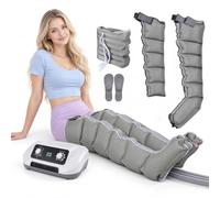 Pressoterapia & Drenaggio Linfatico, Gamba Braccia Addome, 6 Camere | 8 livelli di pressione, sessioni temporizzate e controllo silenzioso supportano una routine mirata di gamba-braccio-addome a