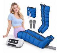 Pressoterapia e drenaggio linfatico, gambe + addome, 6 camere | 8 livelli di pressione e controllo silenzioso e temporizzato supportano una routine di compressione flessibile di gambe e
