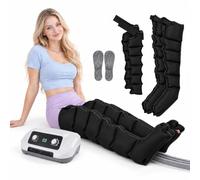 Pressoterapia e drenaggio linfatico, gambe + braccia, 6 camere | 8 livelli di pressione e semplici comandi rotanti supportano una routine di compressione flessibile di gambe e braccia a casa