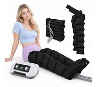 Pressoterapia e sistema di drenaggio linfatico, 6 camere, 30-240 mmHg | 8 livelli di pressione, timer 0-30 minuti e funzionamento <50 dB rendono la compressione domestica multi-area facile da
