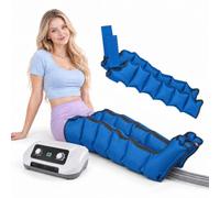 Pressoterapia e sistema di drenaggio linfatico, 6 camere, 30-240 mmHg | 8 livelli di pressione, timer 0-30 minuti e funzionamento <50 dB rendono la compressione domestica multi-area facile da