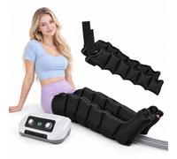 Pressoterapia e sistema di drenaggio linfatico, 6 camere, 30-240 mmHg | 8 livelli di pressione, timer 0-30 minuti e funzionamento <50 dB rendono la compressione domestica multi-area facile da