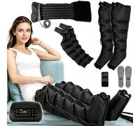 Pressoterapia Gambe Linfodrenante, Lipedema Elettrico Compressione Aria Regolabile Professionale, Circolazione Sollievo Dolore Gambe Pesanti Anticellulite Massaggio Trattamento Recupero Casao