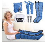 Pressoterapia Linfodrenaggio Professionale︱6 Camere d'Aria Linfodrenaggio Braccia Macchinario Pressoterapia Professionale︱Massaggiatore Gambe Linfodrenante︱ Riduzione Dolore Muscolare E Lipedema