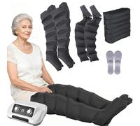 Pressoterapia Linfodrenaggio Professionale Manuale Compact, xxl Pressoterapia Per Casa, Massaggio Linfodrenante 6 Camere Gambali, Fascia Addome E Bracciale