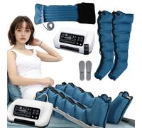 Pressoterapia Linfodrenaggio Professionale, Pressoterapia Per Casa, 6 Camere D'aria Disattivabili, 6 Programmi Di Massaggio Apparecchio Massaggiatore Gambe Drenaggio Linfatico