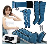 Pressoterapia Linfodrenaggio Professionale, Pressoterapia Per Casa, 6 Camere D'aria Disattivabili, 6 Programmi Di Massaggio Apparecchio Massaggiatore Gambe Drenaggio Linfatico